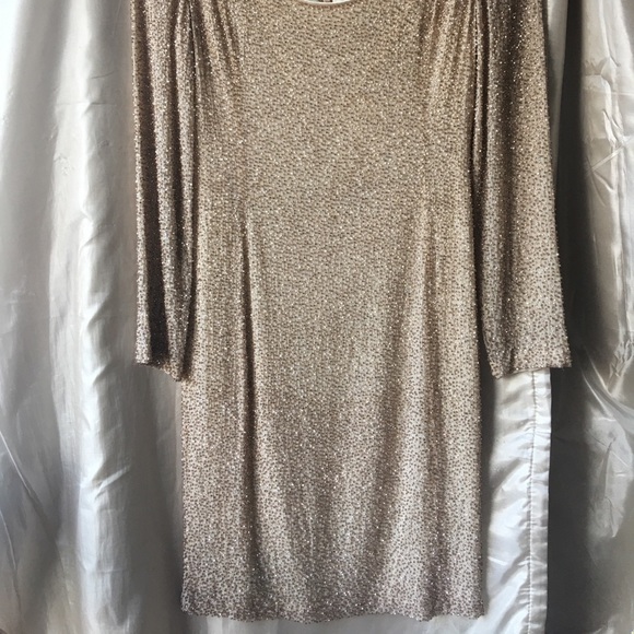 Bieff Basix  Mini Dress SILK / BEADED / Holiday - Picture 12 of 12